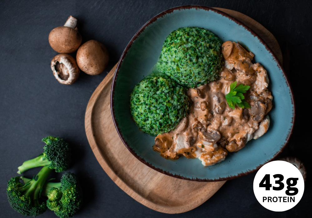 FDH chicken breast with mushroom cream sauce