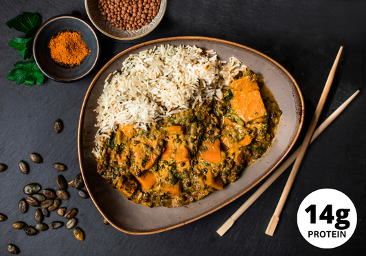 NEM pumpkin-sweet potato-lentil curry (0,00€)