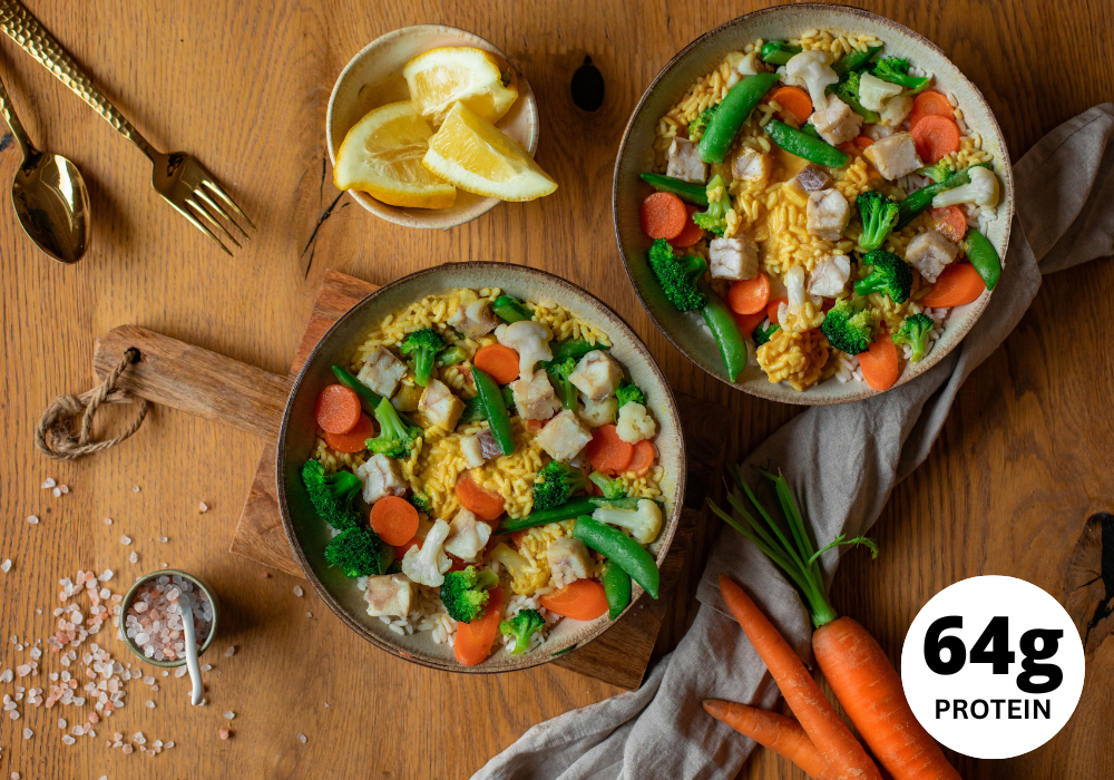 Sänger Alaska pollock with rice and mixed vegetables (XL, 2 servings)