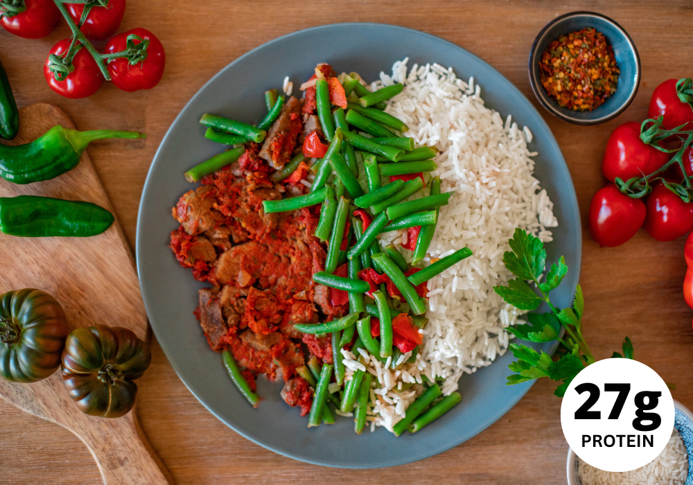FDH Rinderstreifen mit Tomatensoße