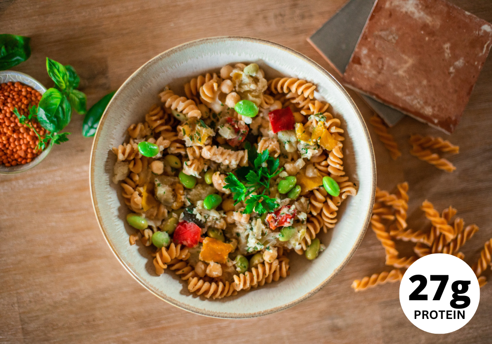 CAD Lentil pasta with lemongrass sauce