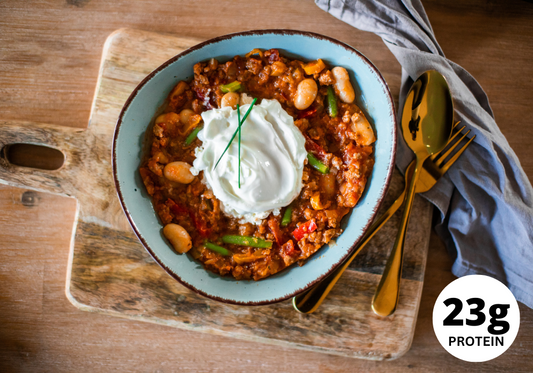 NRD Beans and Tomatoes with Ground Beef