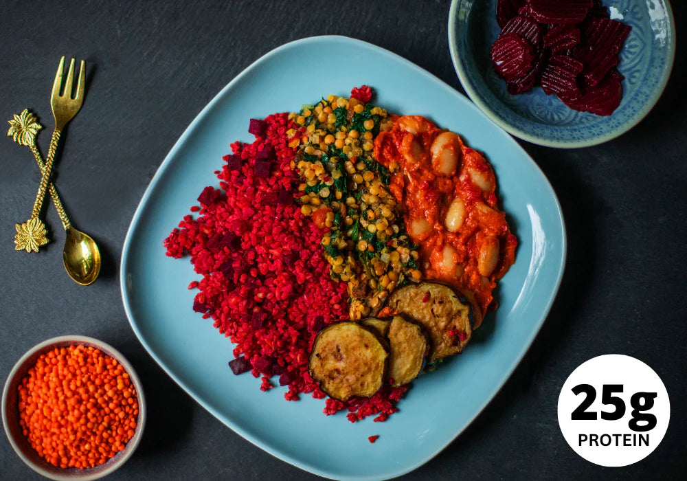 🌱 Bulgur, lentils &amp; butter beans