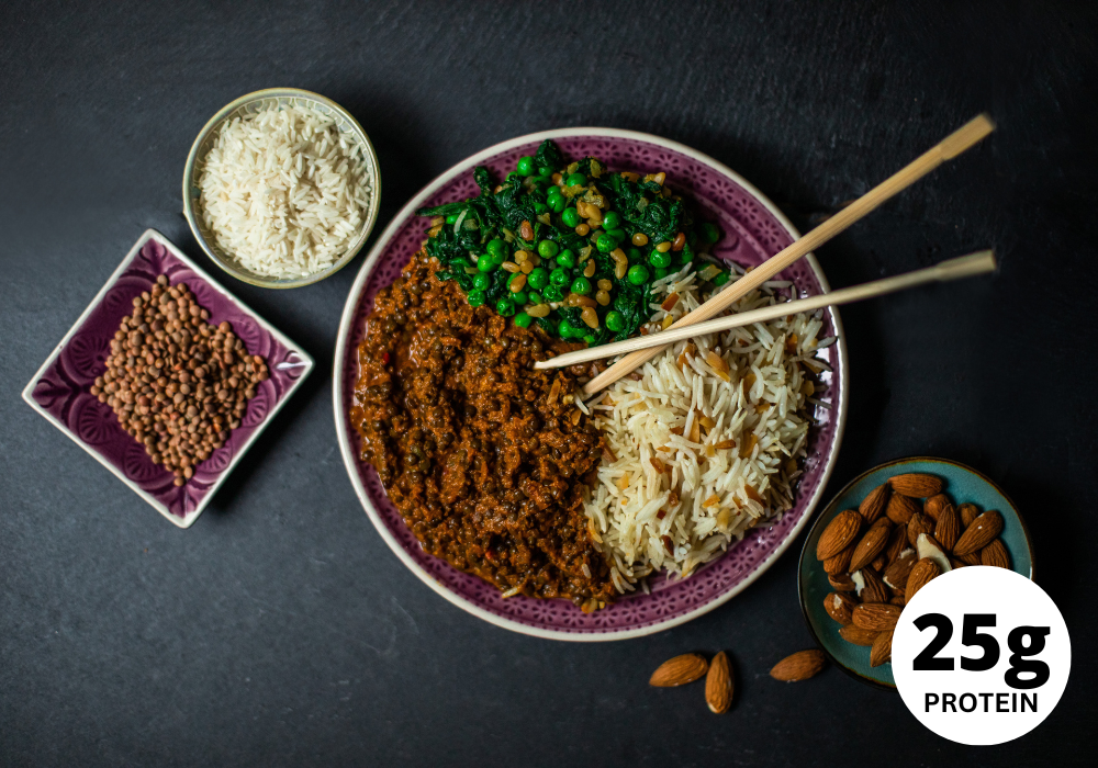 🌱 Beluga lentil rice pan